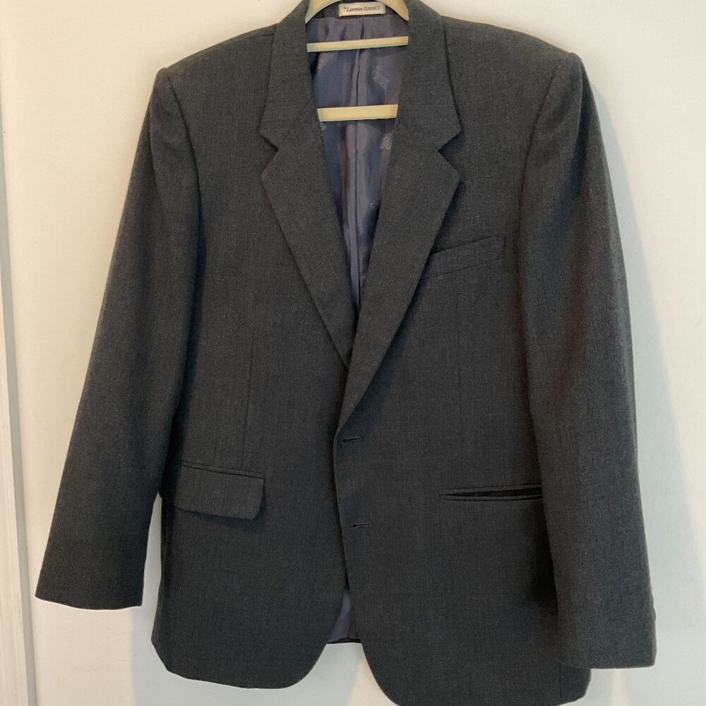 The Lawman Classics Gray Poly Sport Coat - Size 40
